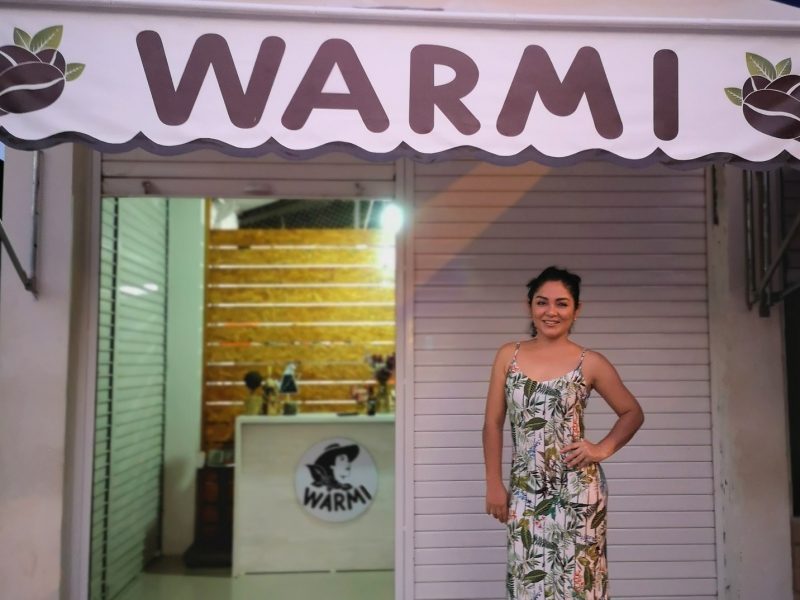 Warmi y su tienda para promover marcas de café producidas por mujeres